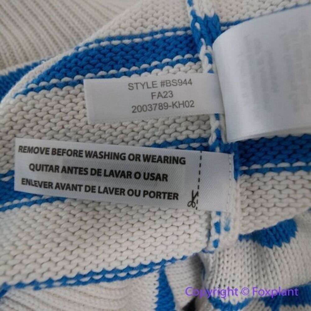 NEW J.‎ Crew New heritage Rollneck™ sweater in stripe, women size S - Picture 15 of 16